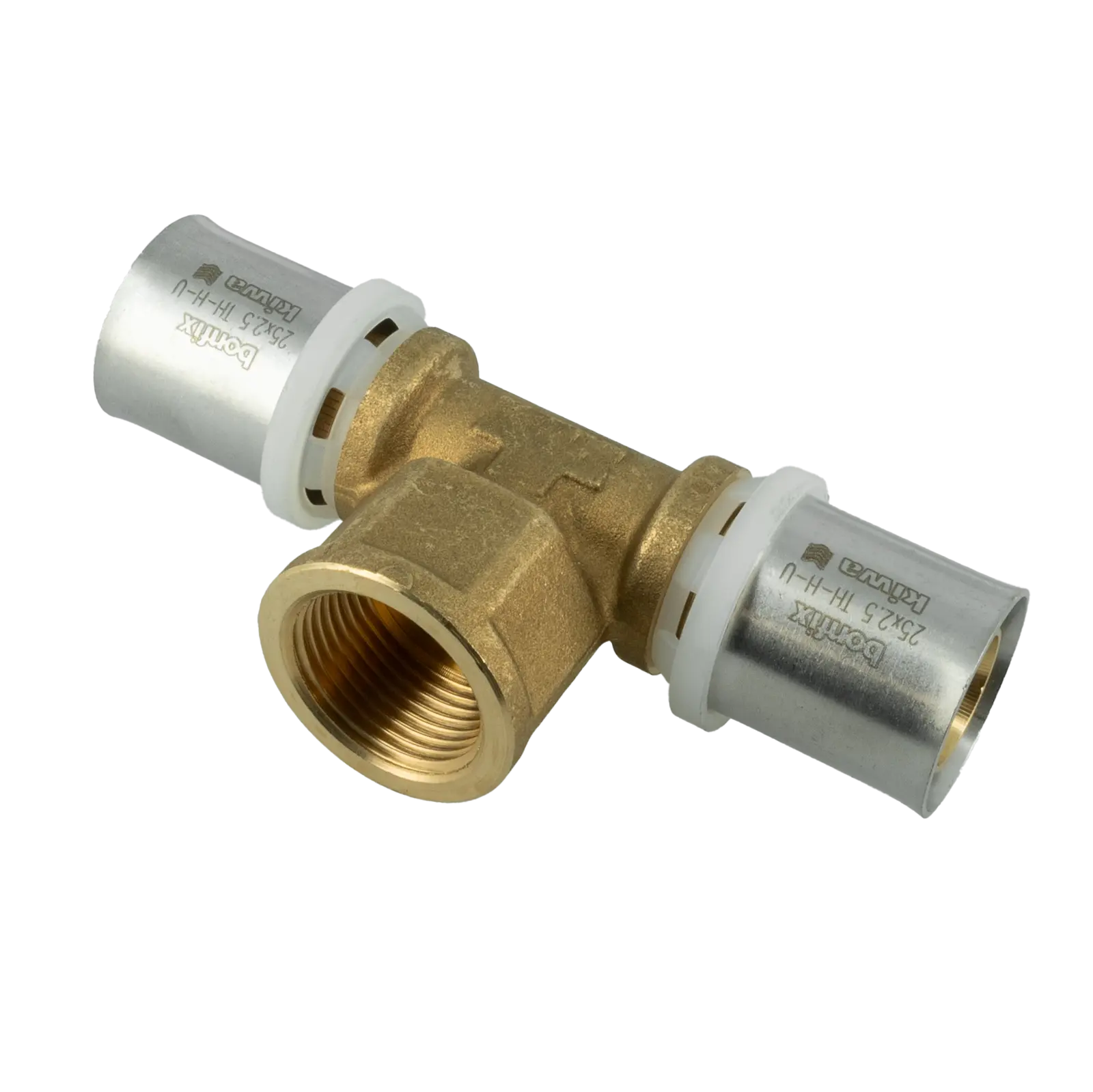 Bonfix Alu-pers T-stuk 25 x 3/4" bi.dr. x 25 mm