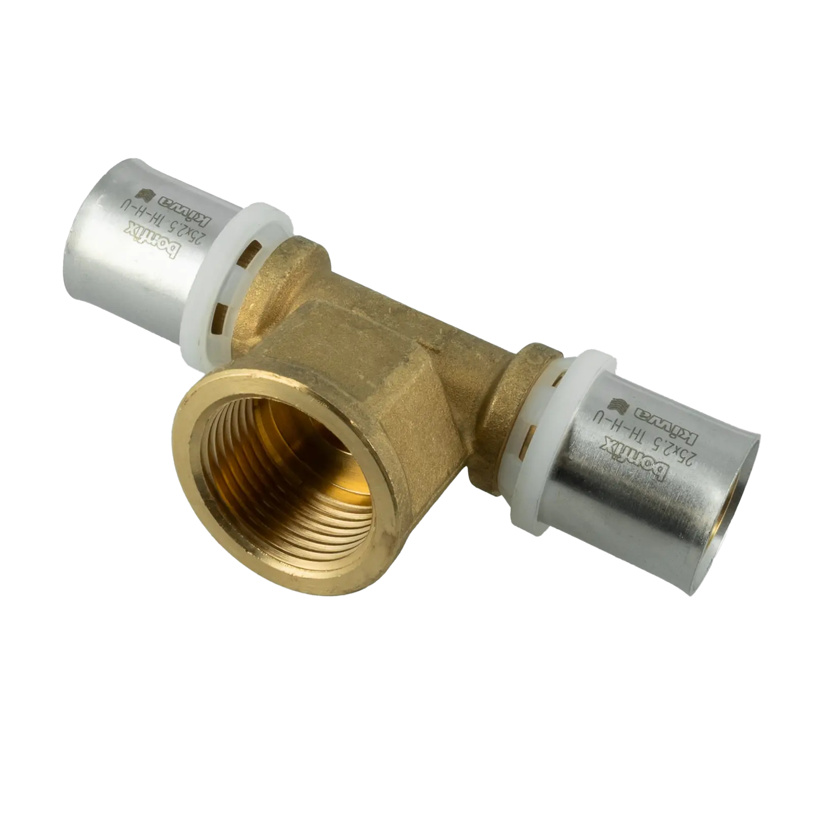 Bonfix Alu-pers T-stuk 25 x 1" bi.dr. x 25 mm