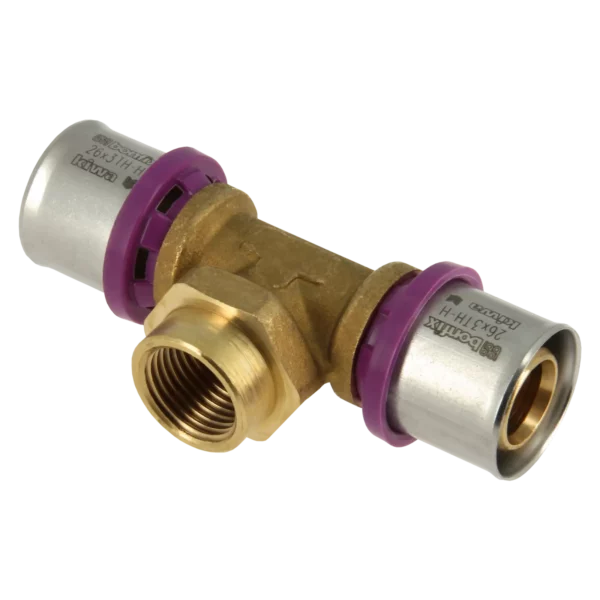 Bonfix Alu-pers T-stuk 26 x 1" bi.dr. x 26 mm