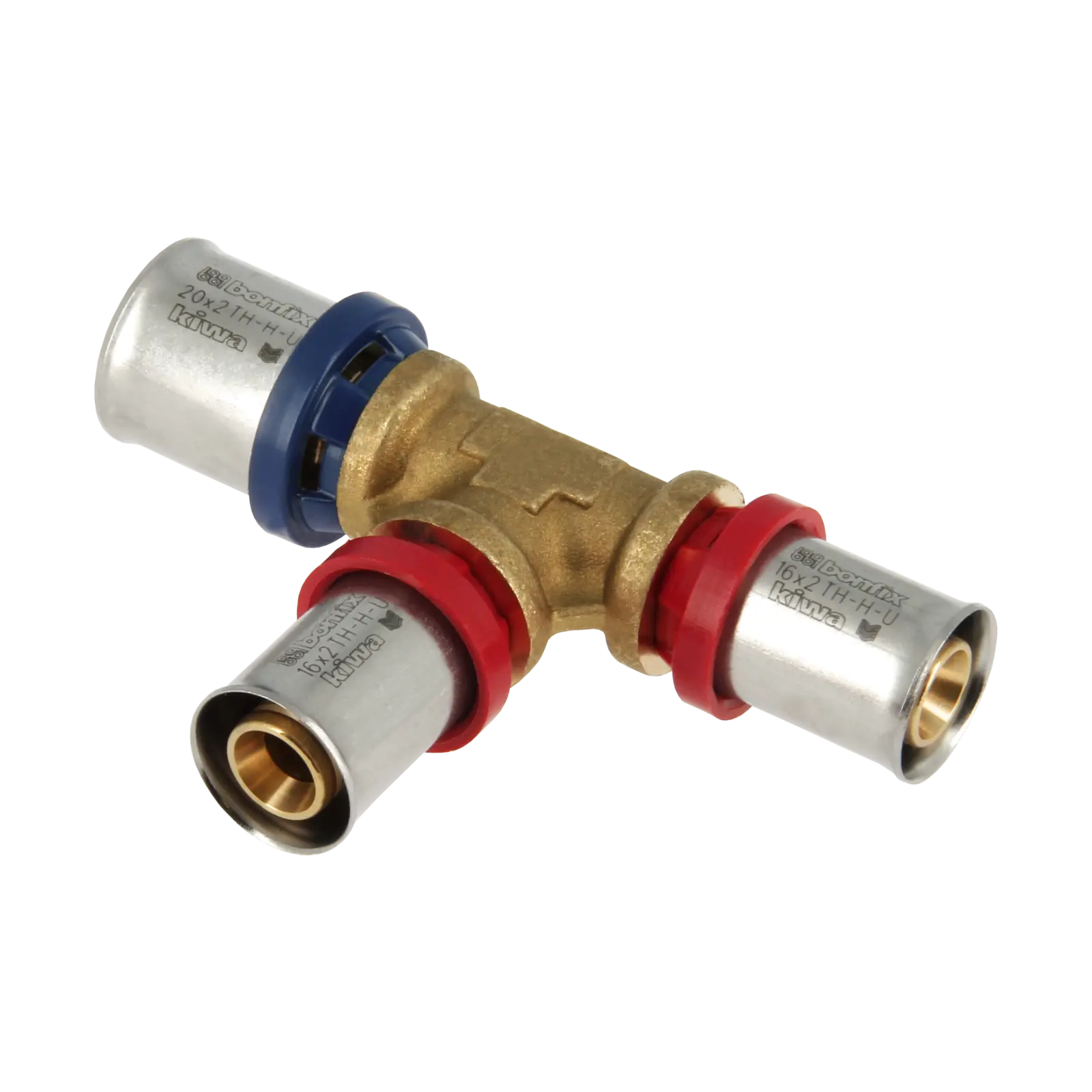 Bonfix Alu-pers verloop T-stuk 20 x 16 x 16 mm