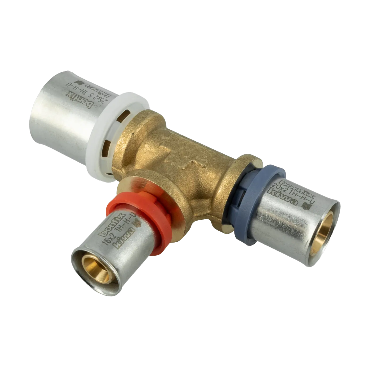 Bonfix Alu-pers verloop T-stuk 25 x 16 x 20 mm