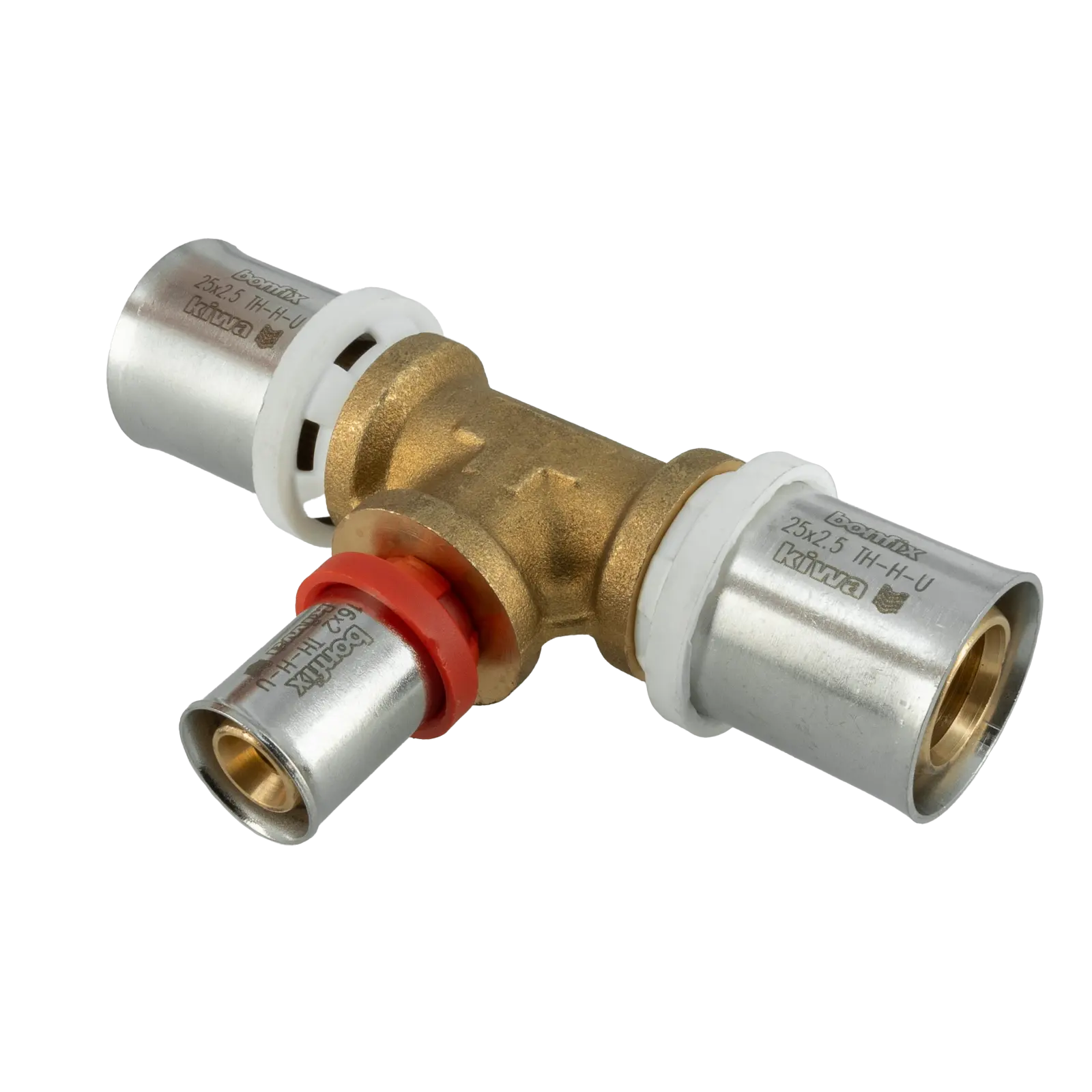 Bonfix Alu-pers verloop T-stuk 25 x 16 x 25 mm