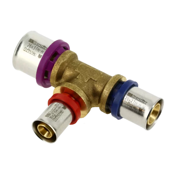Bonfix Alu-pers verloop T-stuk 26 x 16 x 20 mm