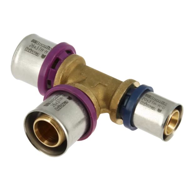 Bonfix Alu-pers verloop T-stuk 26 x 26 x 20 mm