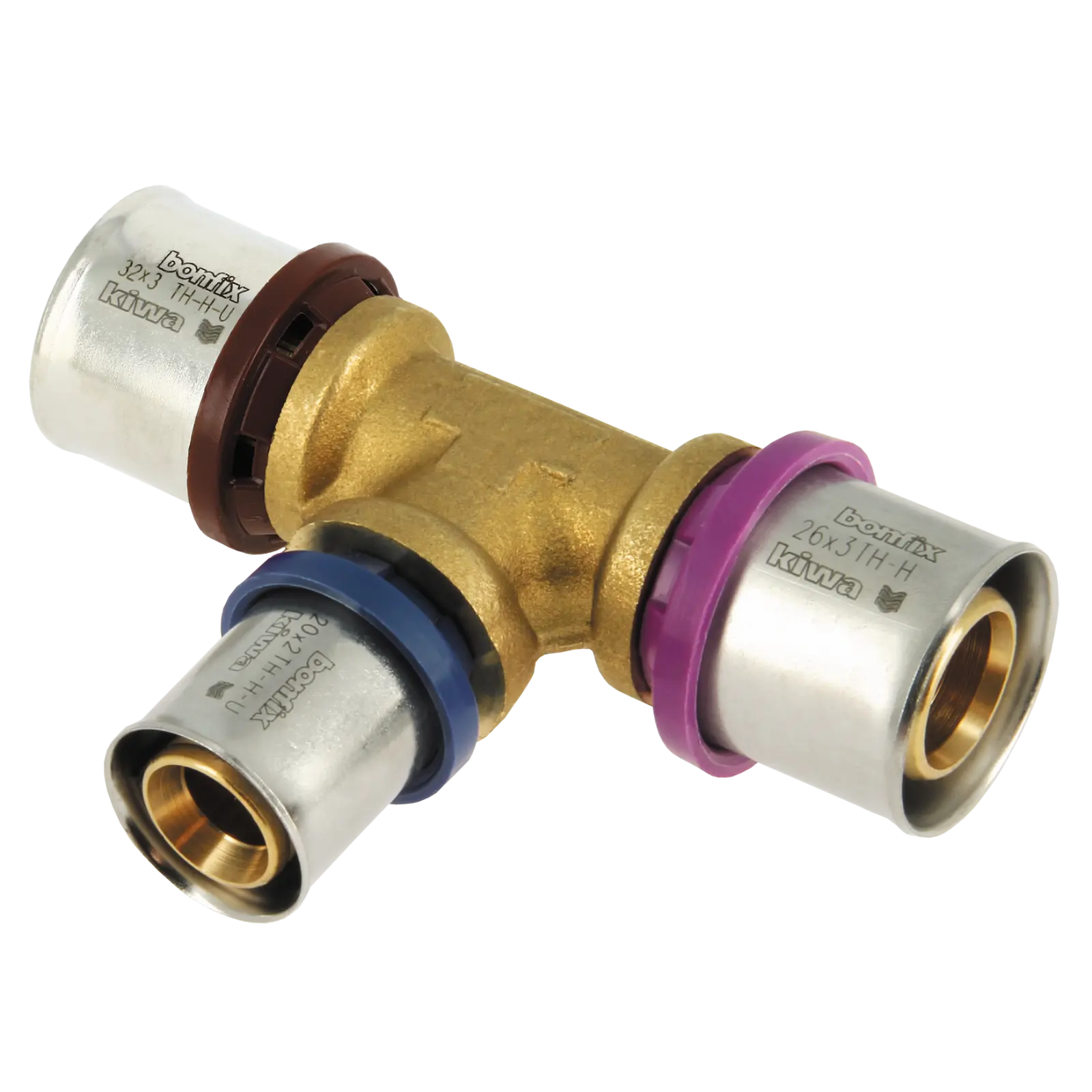 Bonfix Alu-pers verloop T-stuk 32 x 20 x 26 mm