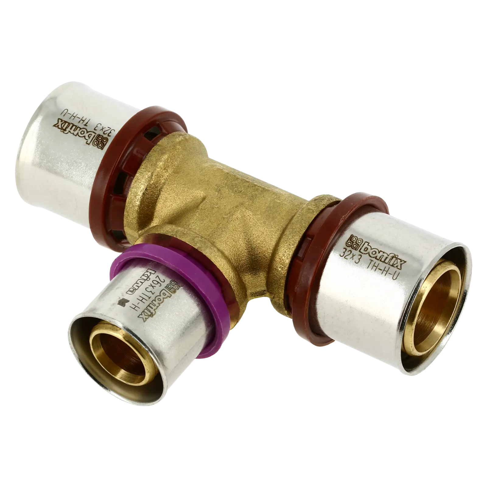 Bonfix Alu-pers verloop T-stuk 32 x 26 x 32 mm