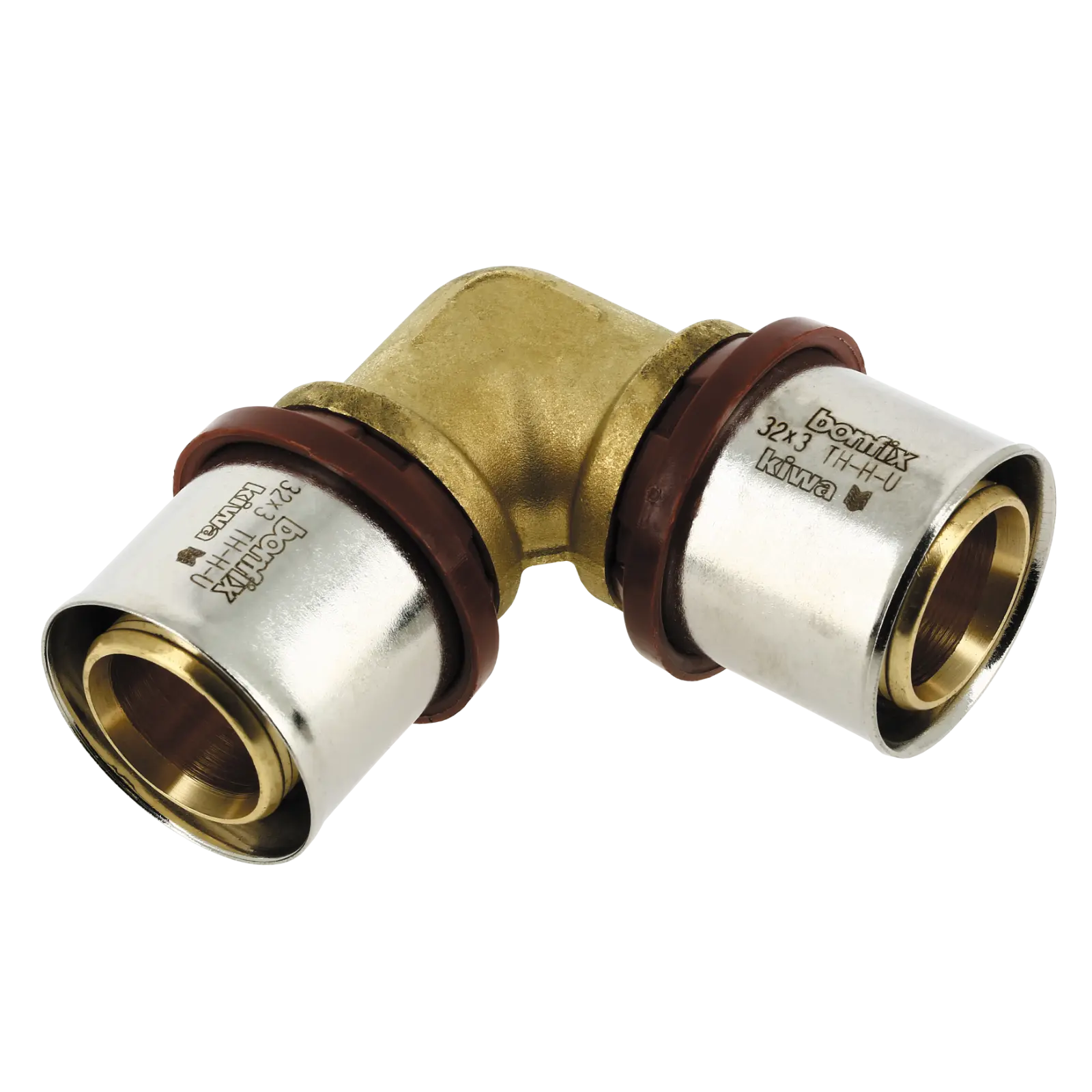 Bonfix Alu-pers kniekoppeling 32 x 32 mm