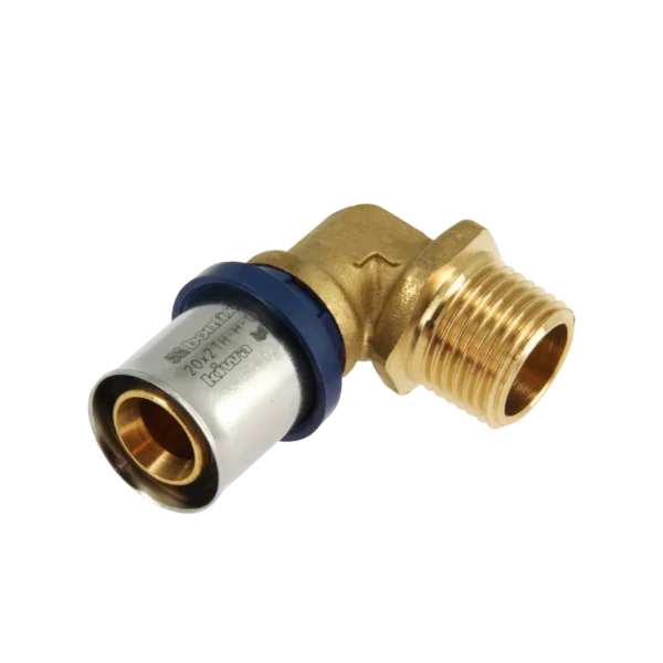 Bonfix Alu-pers kniekoppeling 3/4" bu.dr. x 20 mm