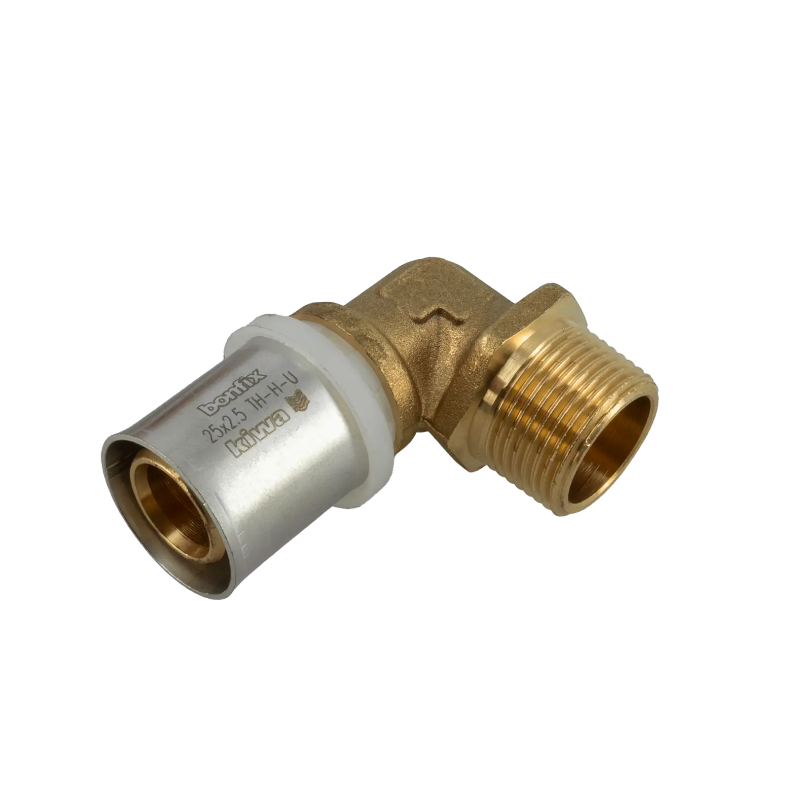 Bonfix Alu-pers kniekoppeling 3/4" bui.dr. x 25 mm
