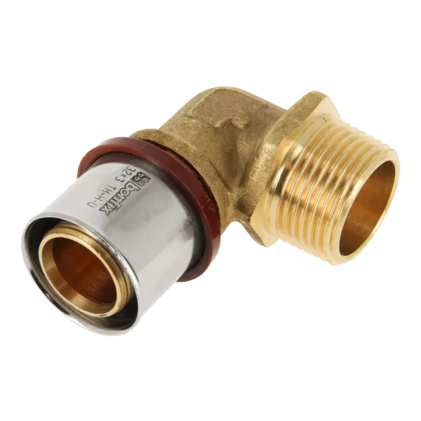 Bonfix Alu-pers kniekoppeling 1" bu.dr. x 32 mm