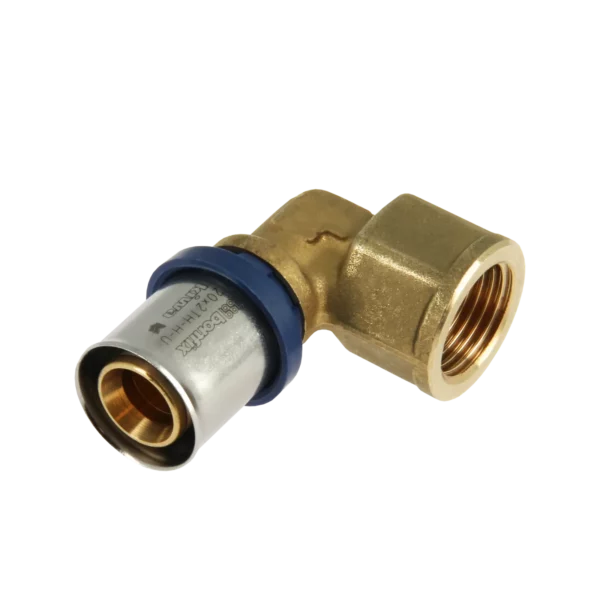Bonfix Alu-pers kniekoppeling 3/4" bi.dr. x 20 mm