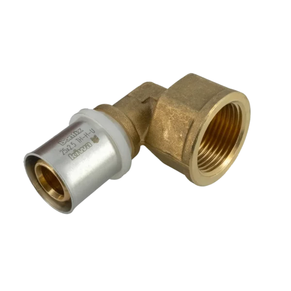 Bonfix Alu-pers kniekoppeling 1" bi.dr. x 25 mm