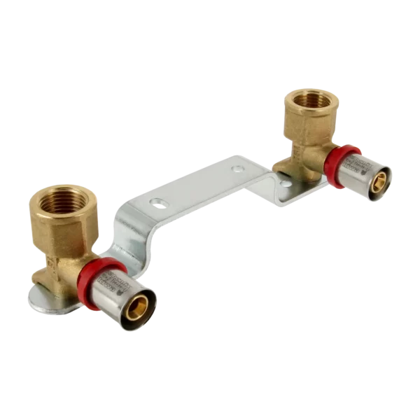 Bonfix Alu-pers muurplaatbeugel 1/2" bi.dr. x 16 mm
