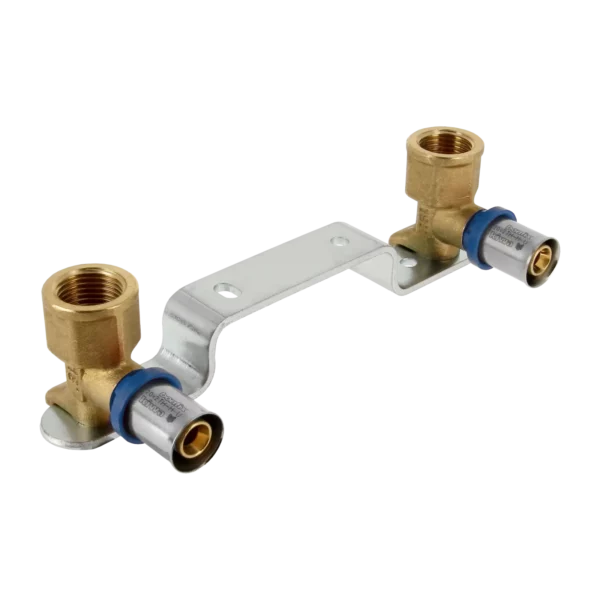 Bonfix Alu-pers muurplaatbeugel 1/2" bi.dr. x 20 mm