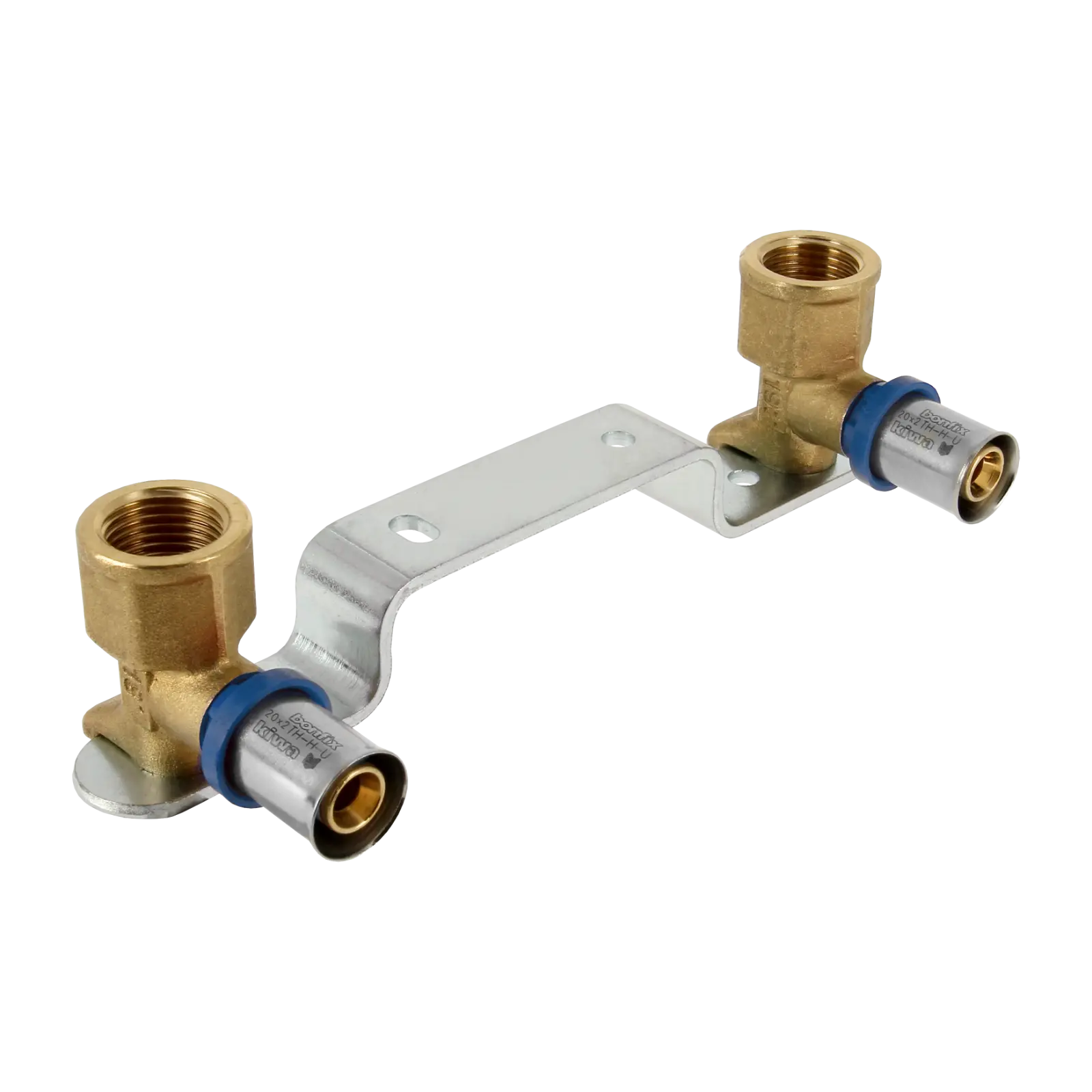 Bonfix Alu-pers muurplaatbeugel 1/2" bi.dr. x 20 mm