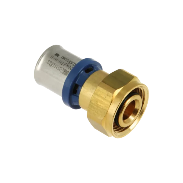 Bonfix Alu-pers 2-delige koppeling met moer 1/2" bi. x 20 mm