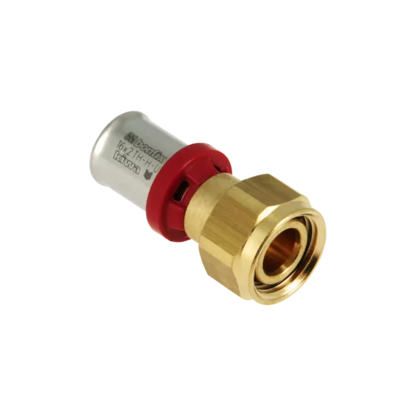 Bonfix Alu-pers 2-delige koppeling met moer 3/4" bi. x 16 mm