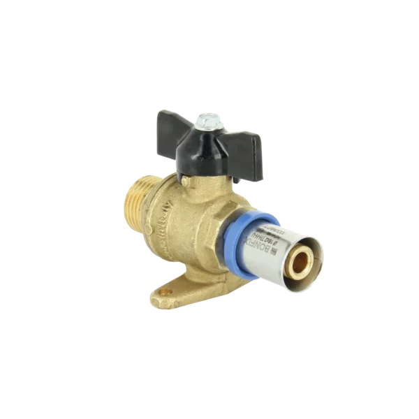 Bonfix Alu-pers kogelkraan 1/2" bu.dr. x 20 mm