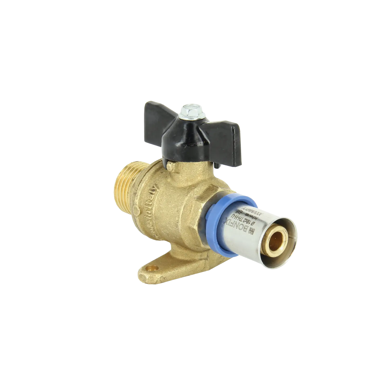 Bonfix Alu-pers kogelkraan 1/2" bu.dr. x 20 mm