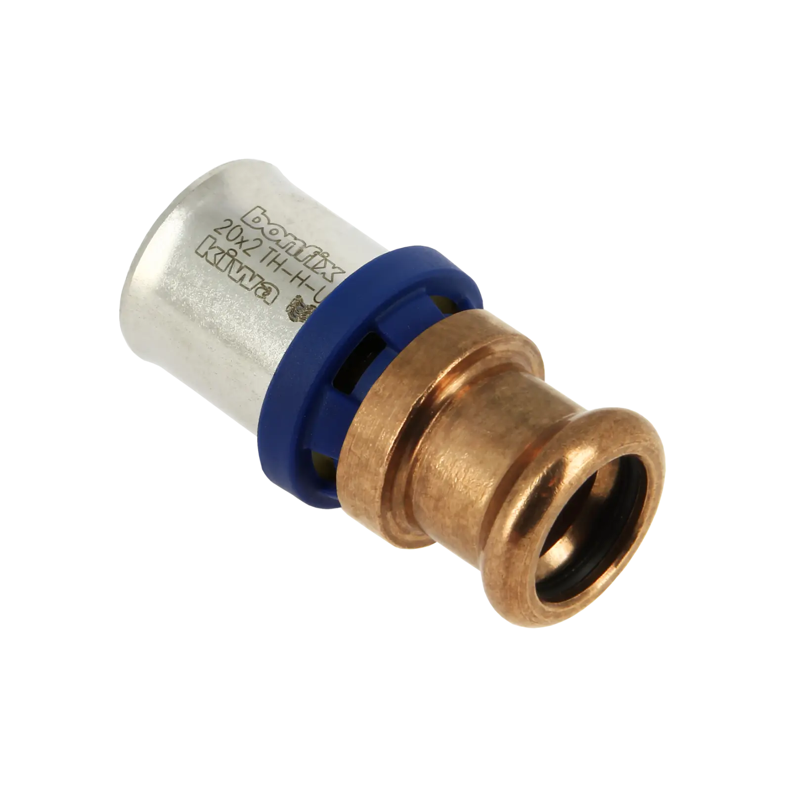 Bonfix Alu-pers rechte verloopkopp. 20 x 15 mm M-press