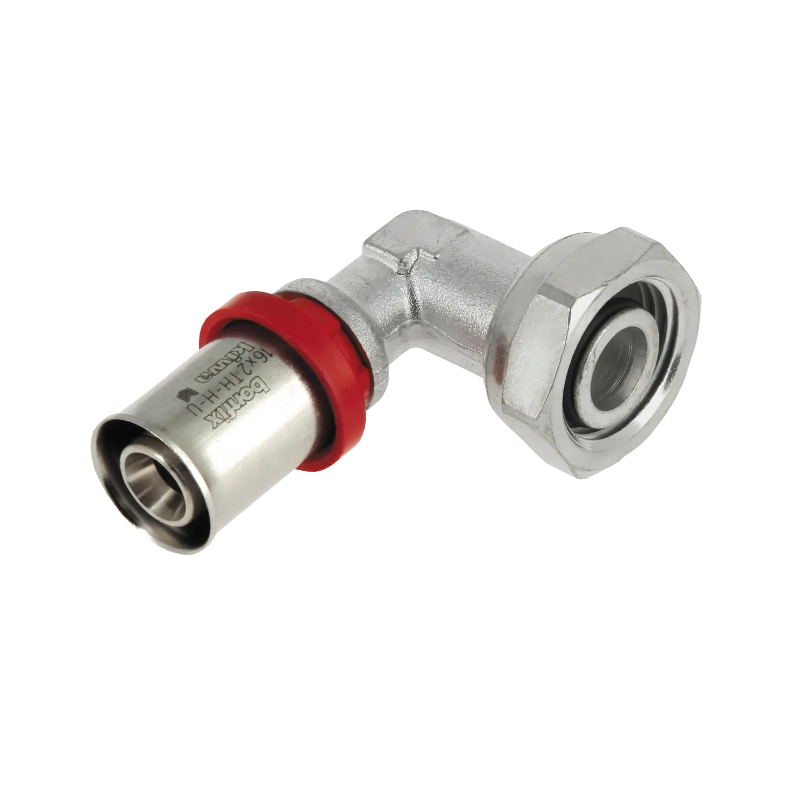 Bonfix Alu-pers vertinde kniekopp. conisch 1/2" bi. x 16 mm