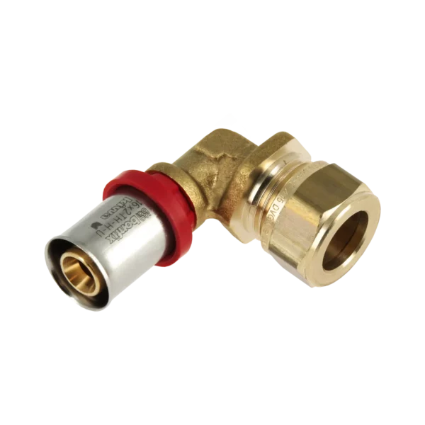 Bonfix Alu-pers kniekoppeling 16 x 12 mm knel