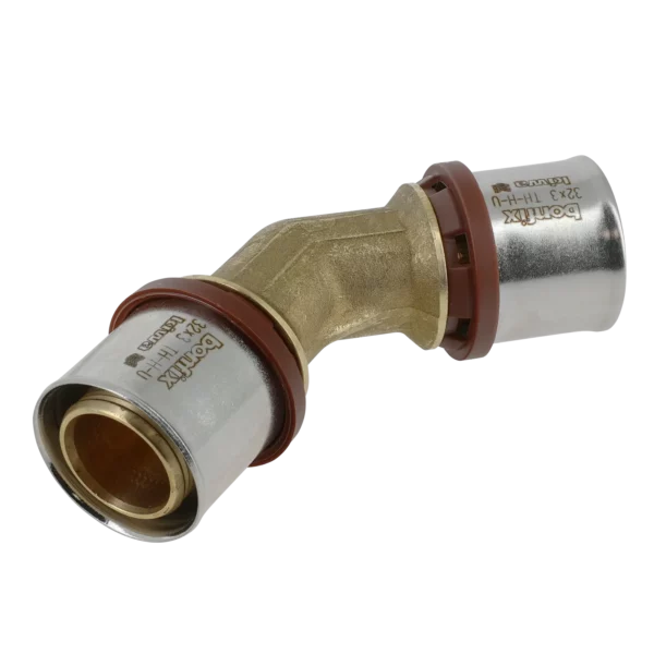 Bonfix Alu-pers bocht 45° 32 x 32 mm