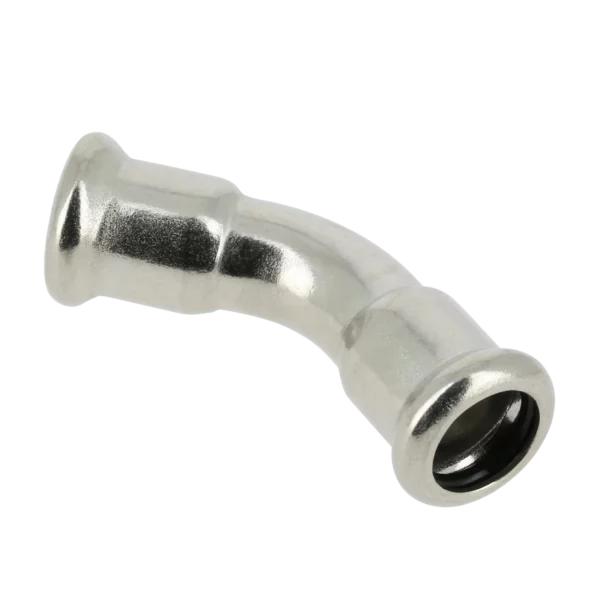 Bonfix M-press RVS-water bocht 45° 88,9 x 88,9 mm
