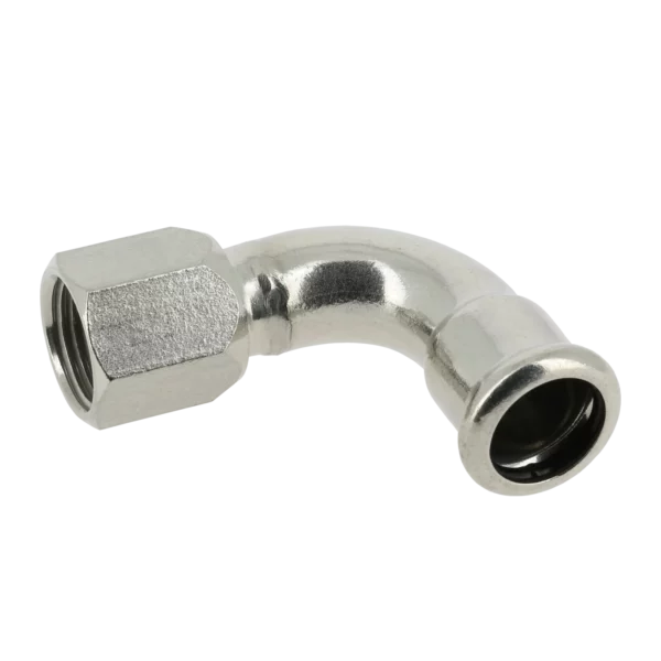 Bonfix M-press RVS-water bocht 90° 3/4" bi.dr. x 22 mm