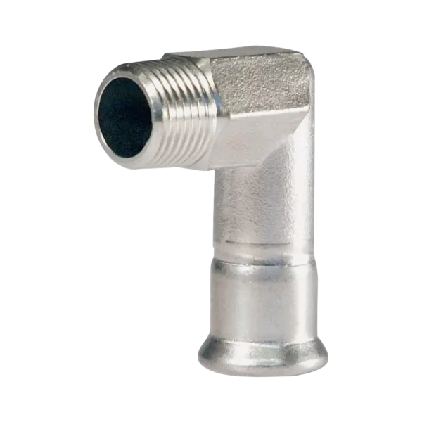Bonfix M-press RVS-water kniekoppeling 3/4" bu.dr. x 15 mm