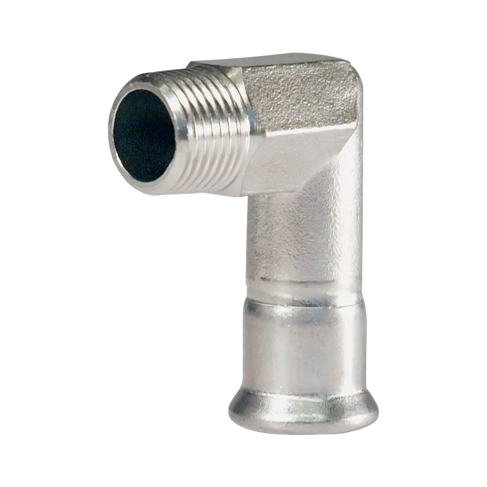 Bonfix M-press RVS-water kniekoppeling 3/4" bu.dr. x 15 mm