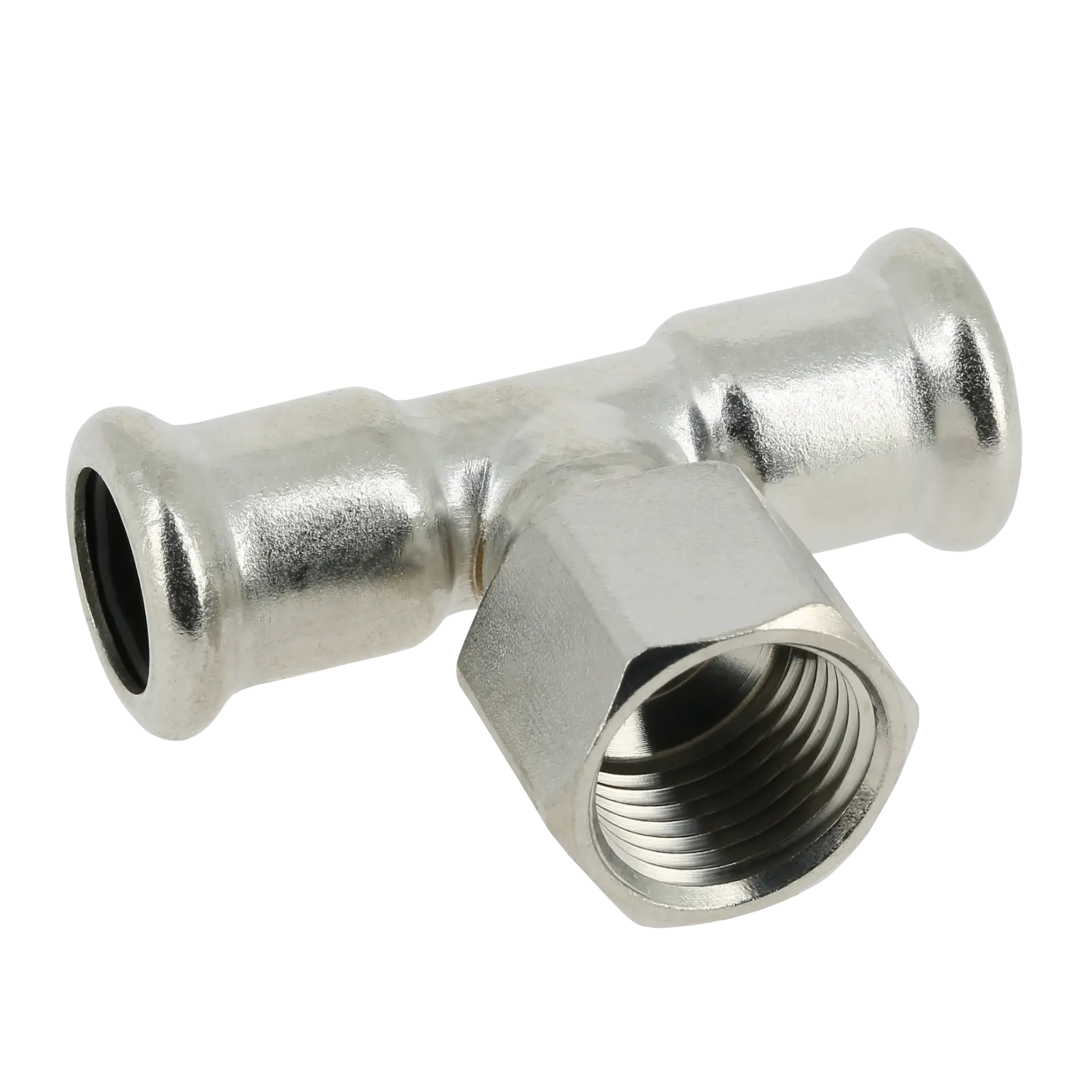 Bonfix M-press RVS-water T-stuk 108 x 2" bi.dr. x 108 mm