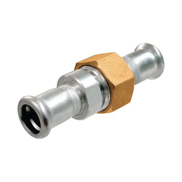 Bonfix M-press RVS-water 3-del. kopp. vlak 15 x 3/4" x 15 mm