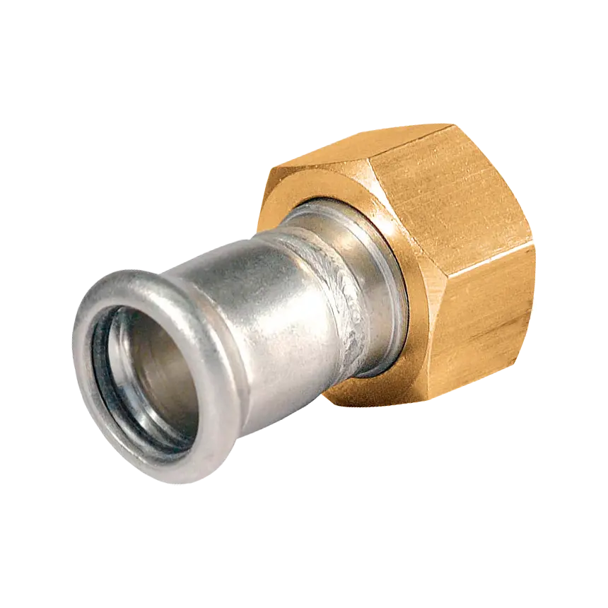 Bonfix M-press RVS-water 2-del kopp 3/4"bi.x18mm mess wartel