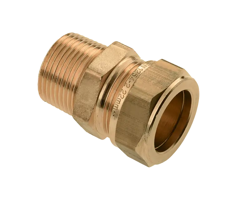 Bonfix Knel messing puntstuk 1/8" bu.dr. x 8 mm