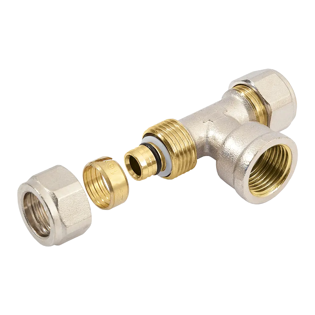 Bonfix Alu-knel verloop T-stuk 32 x 1" bi.dr. x 32 mm