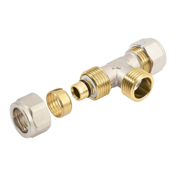 Bonfix Alu-knel verloop T-stuk 32 x 1" bu.dr. x 32 mm