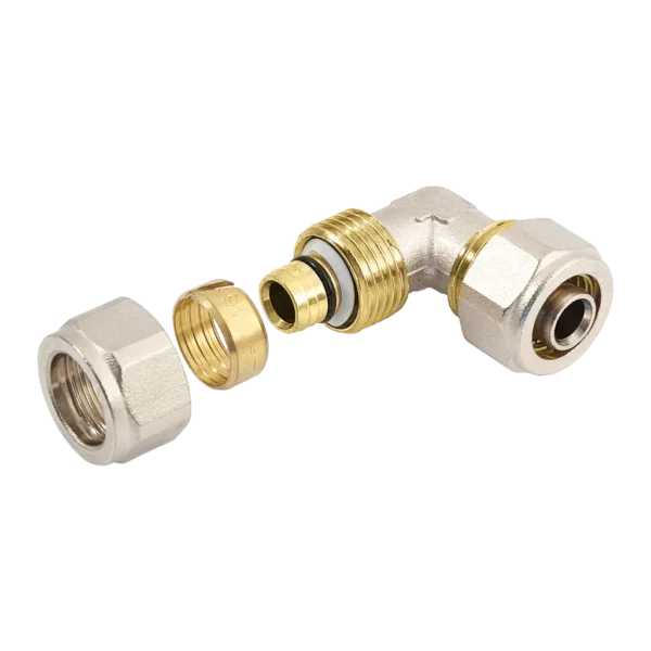 Bonfix Alu-knel kniekoppeling 32 x 32 mm