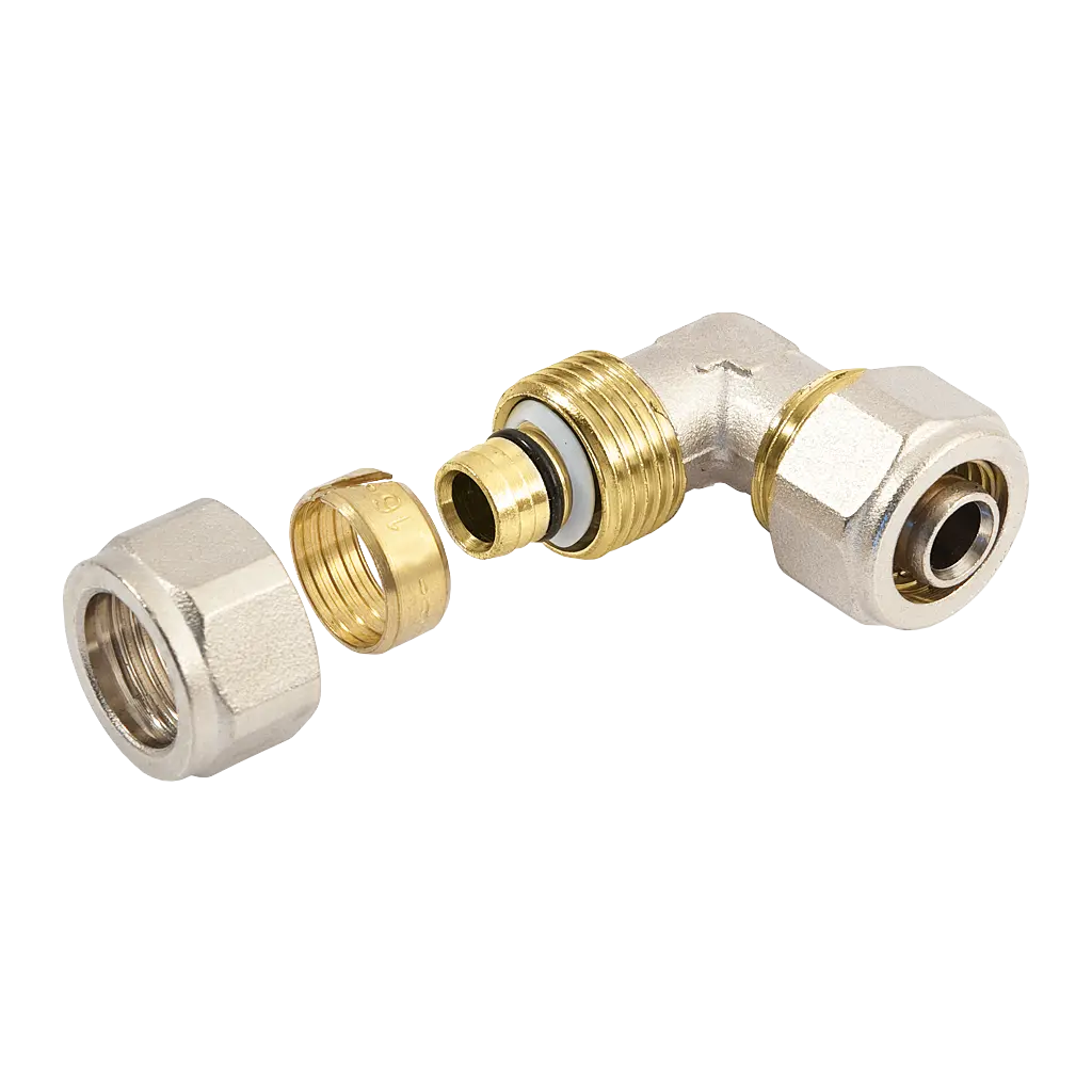 Bonfix Alu-knel kniekoppeling 32 x 32 mm