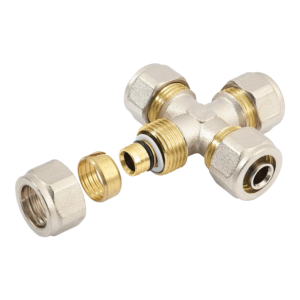 Bonfix Alu-knel kruisstuk 18 x 18 x 18 x 18 mm