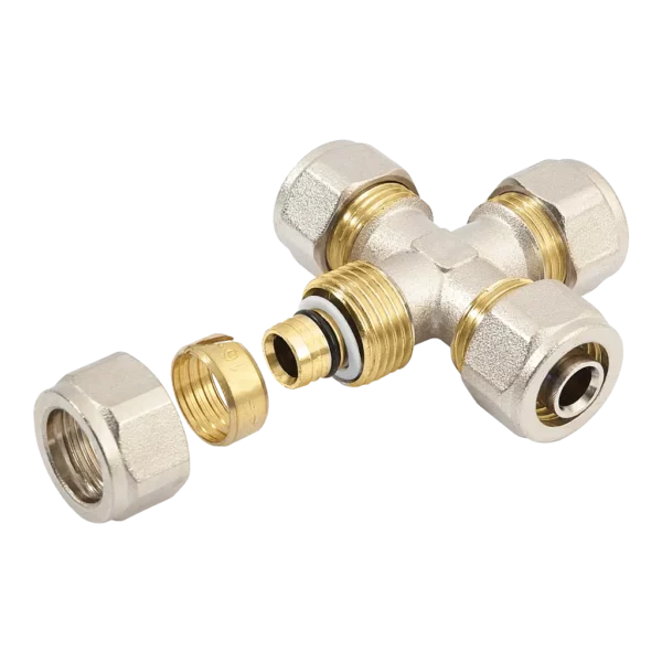 Bonfix Alu-knel kruisstuk 20 x 20 x 20 x 20 mm