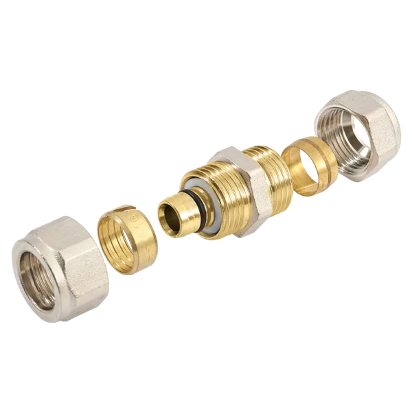 Bonfix Alu-knel rechte verloopkoppeling 16 x 15 mm knel
