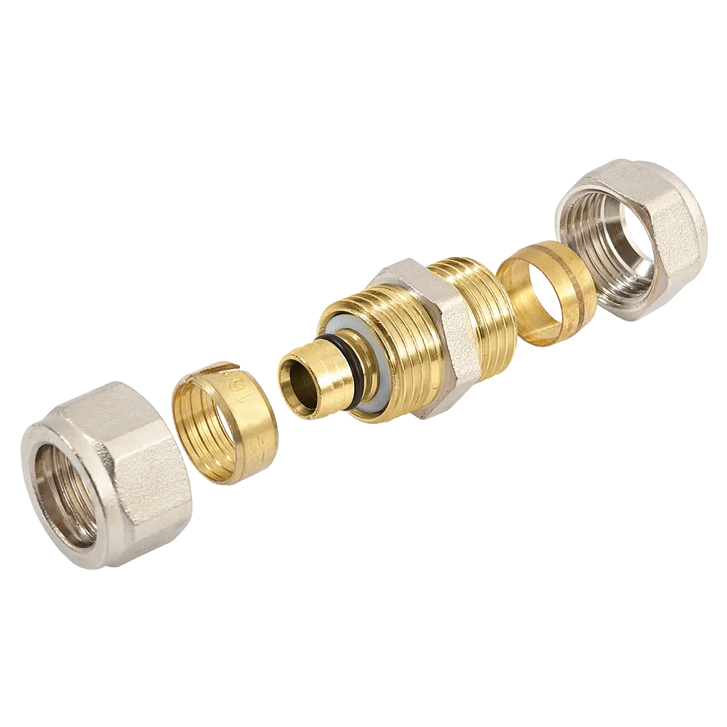 Bonfix Alu-knel rechte verloopkoppeling 16 x 15 mm knel
