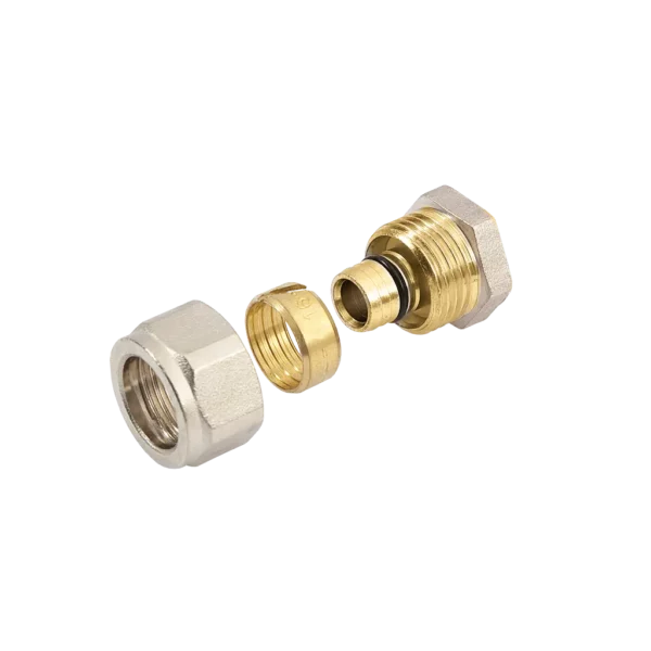 Bonfix Alu-knel eindkoppeling 16 mm