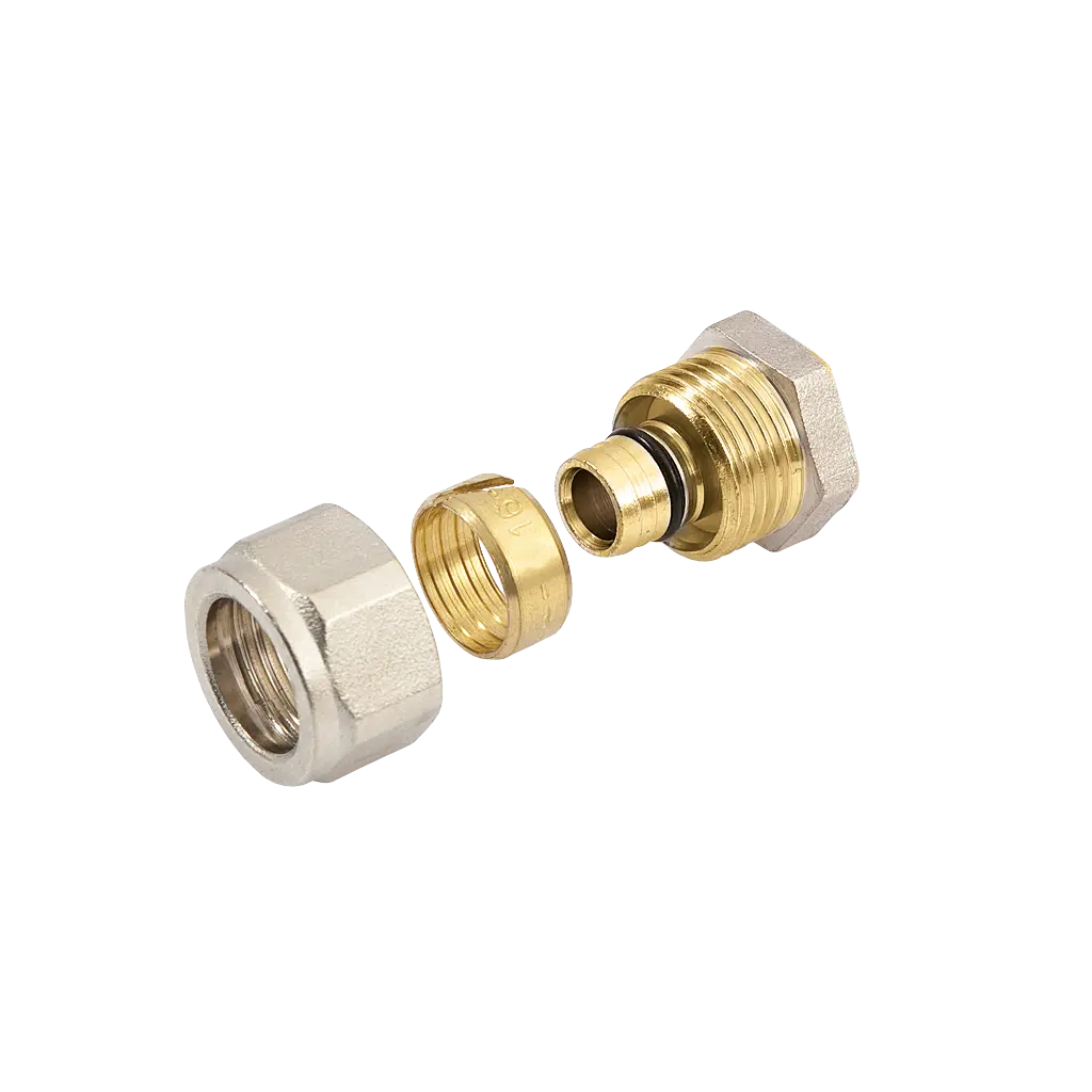 Bonfix Alu-knel eindkoppeling 16 mm