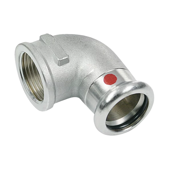 Bonfix M-press C-staal kniekoppeling 1 1/2" bi.dr. x 42 mm