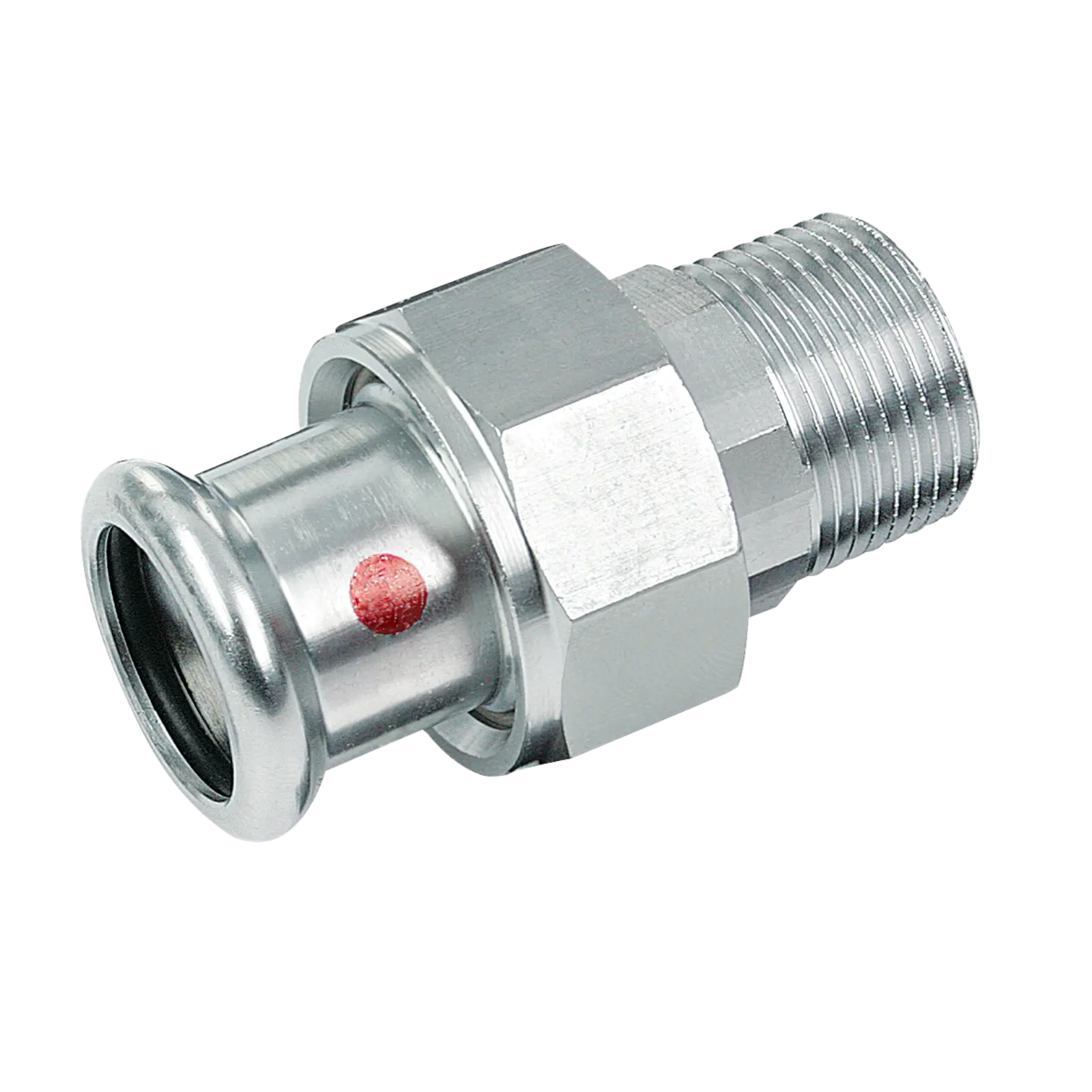 Bonfix M-press C-staal 3-delige koppeling 1/2" bu. x 18 mm
