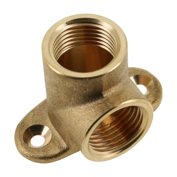 Bonfix Draad messing muurplaat 1/2" bi.dr. x 1/2" bi.dr.