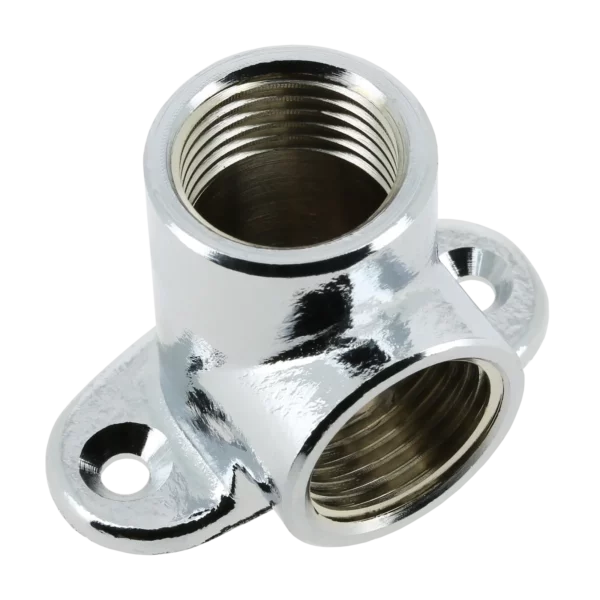 Bonfix Draad verchroomde muurplaat 1/2" bi.dr. x 1/2" bi.dr.