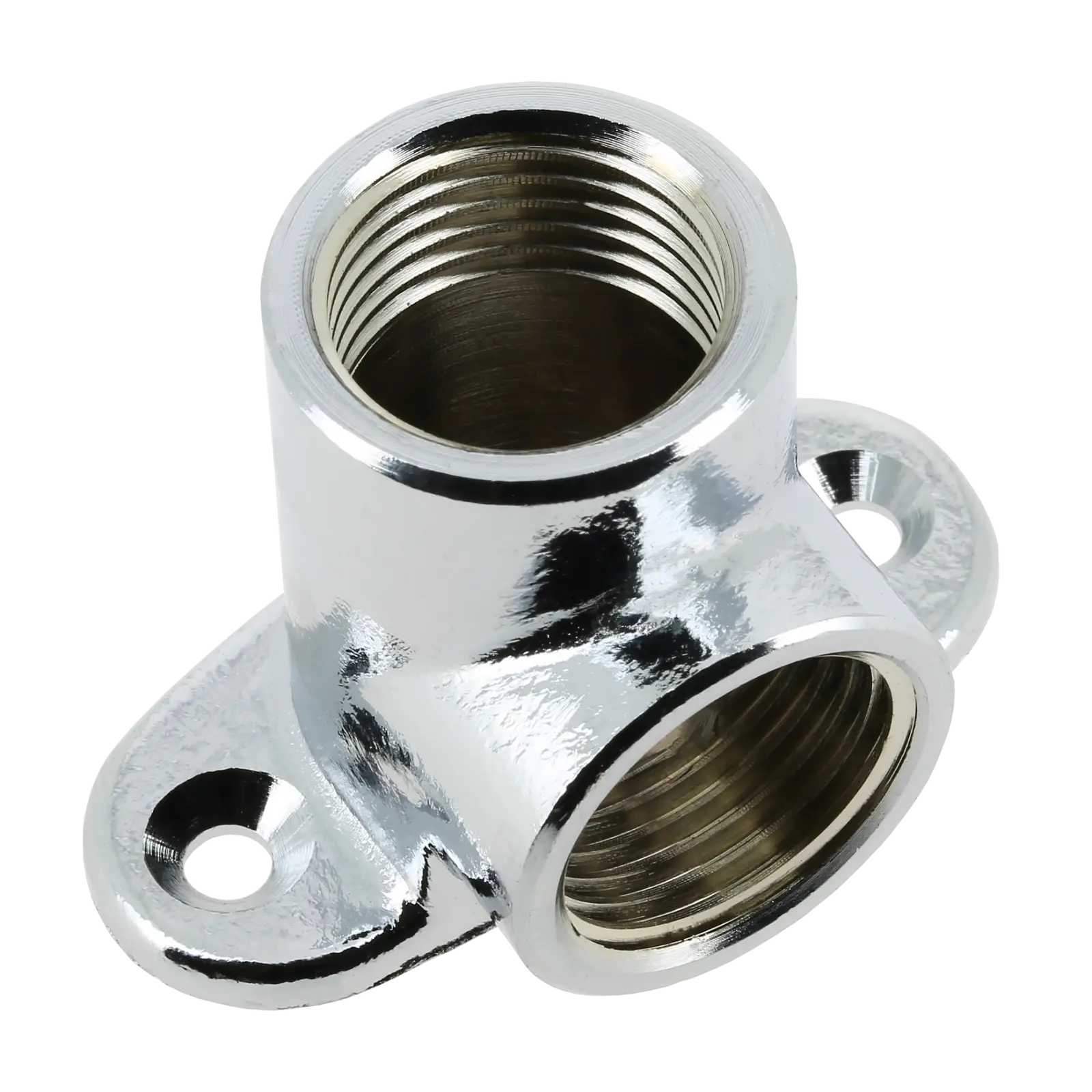 Bonfix Draad verchroomde muurplaat 1/2" bi.dr. x 1/2" bi.dr.